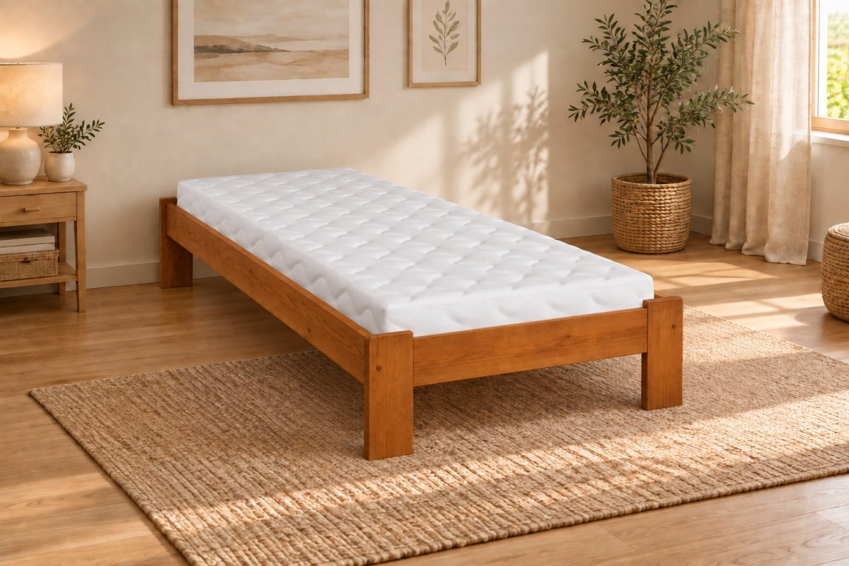 Posteľ z masívu borovice Adam 80x200 cm jelša + rošt ZADARMO produkt