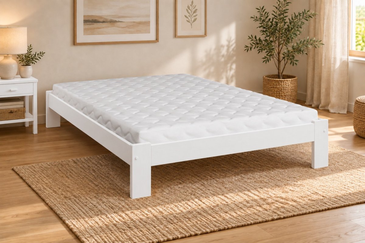 Posteľ z masívu Adam 160x200 cm biela + rošt ZADARMO produkt