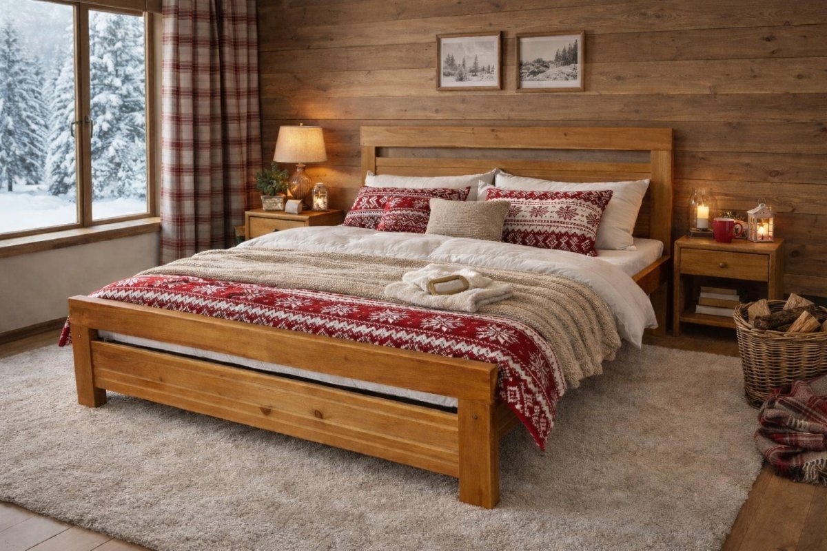 Posteľ z masívu Amor 160x200 cm dub + rošt ZADARMO produkt