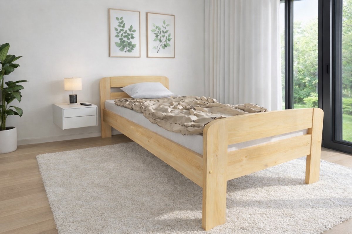 Zvýšená posteľ z masívu Andula 90x200 cm produkt