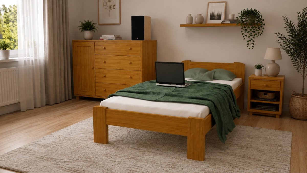 Posteľ z masívu Anetka 80 x 200 cm jelša + rošt ZADARMO produkt