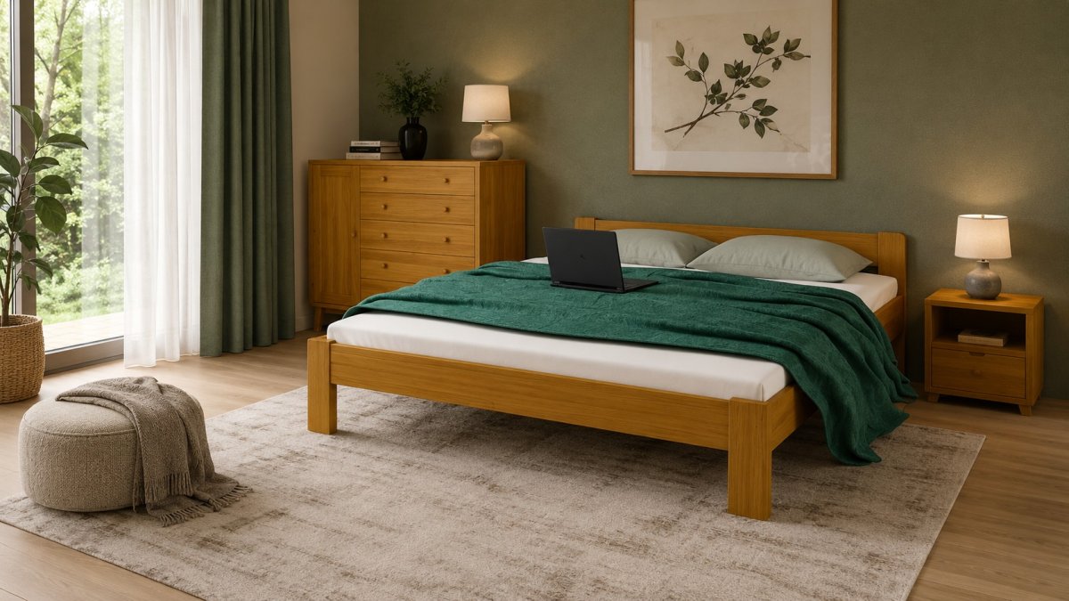 Posteľ z masívu Anetka 160 x 200 cm jelša + rošt ZADARMO produkt