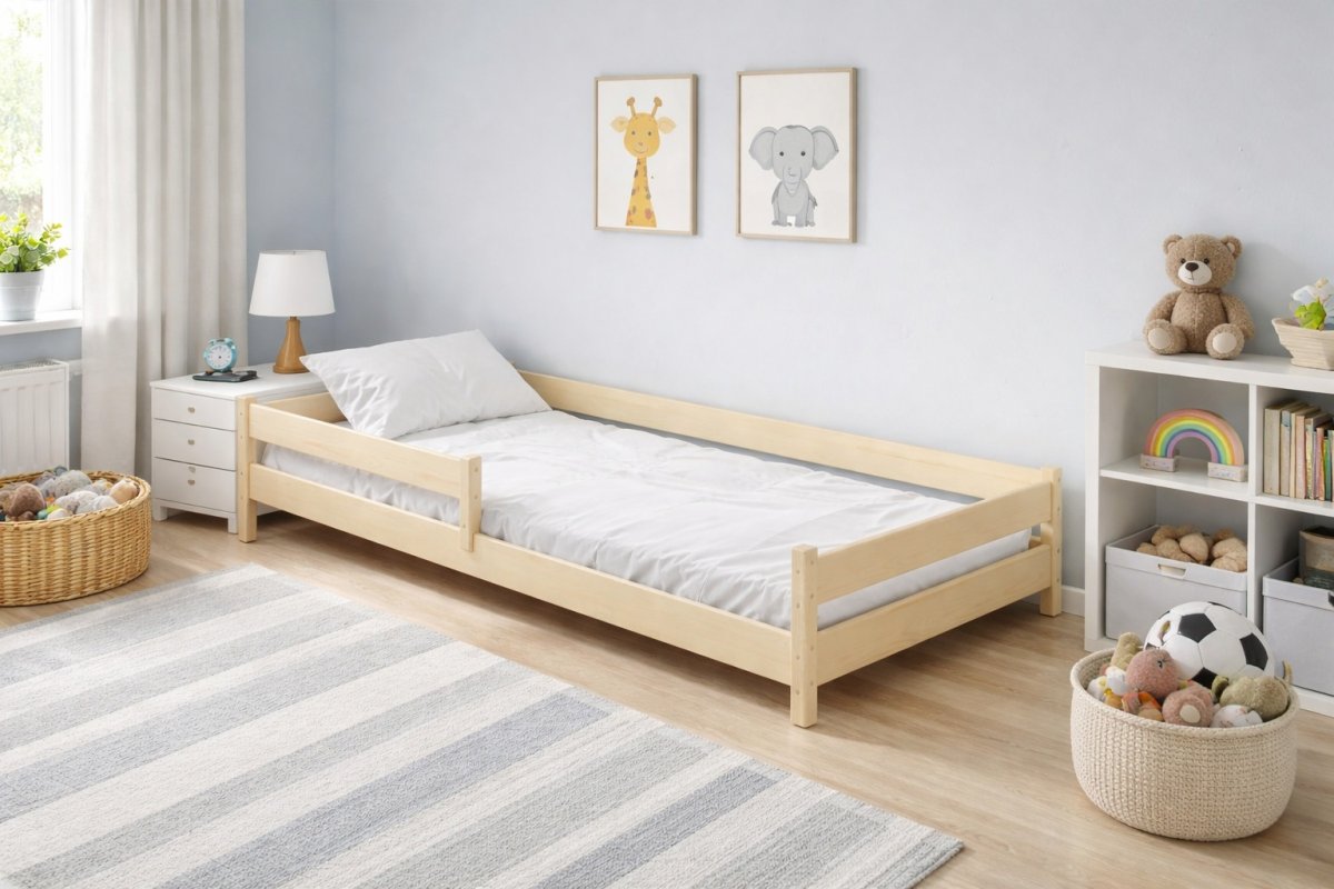 Detská montessori posteľ Axel 90x200 cm + rošt ZADARMO produkt