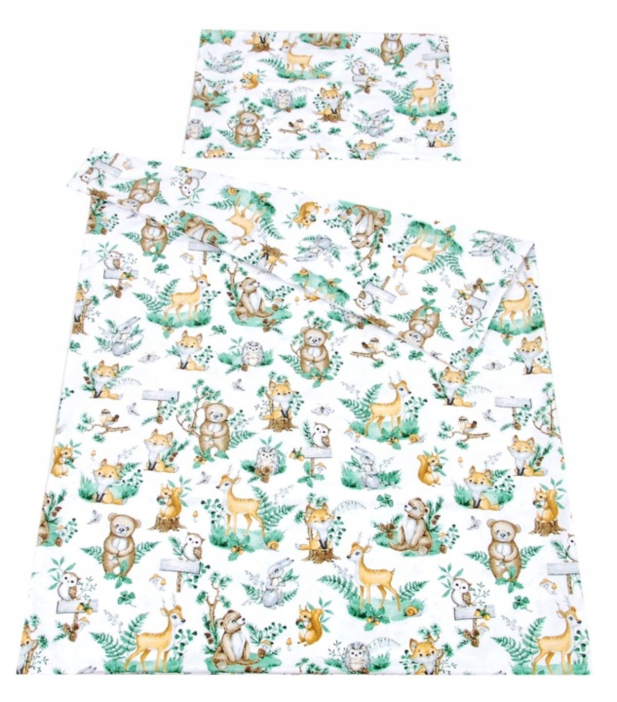 Obliečky do postielky 120/90 cm - lesné zvieratká produkt