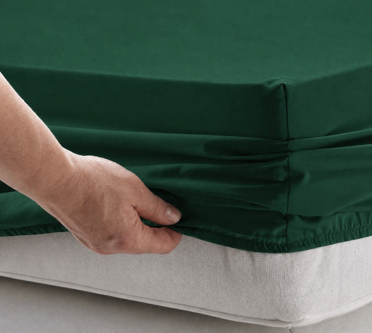 Jersey plachta s gumkou 120/200 cm ECONOMY - fľaškovo zelená produkt