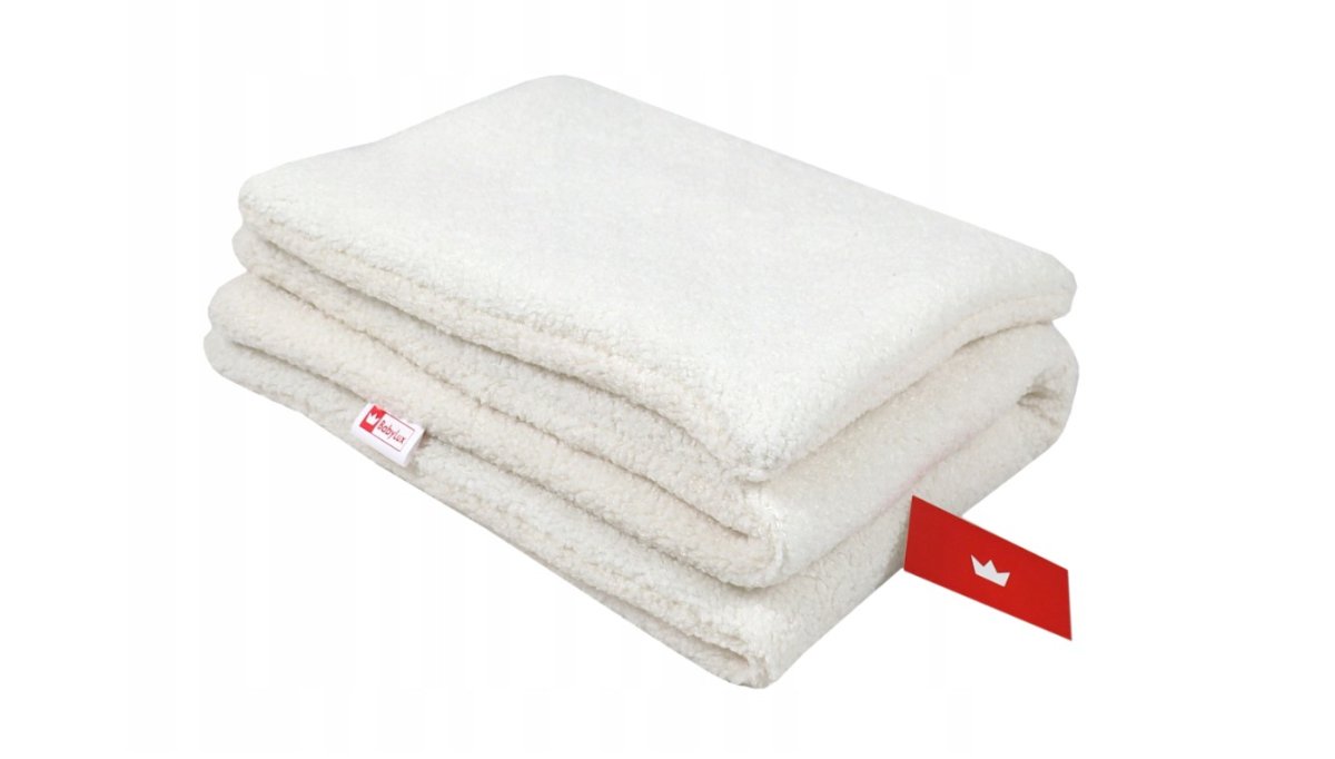 Set vankúš a deka do kočíka z bouclé - ecru produkt