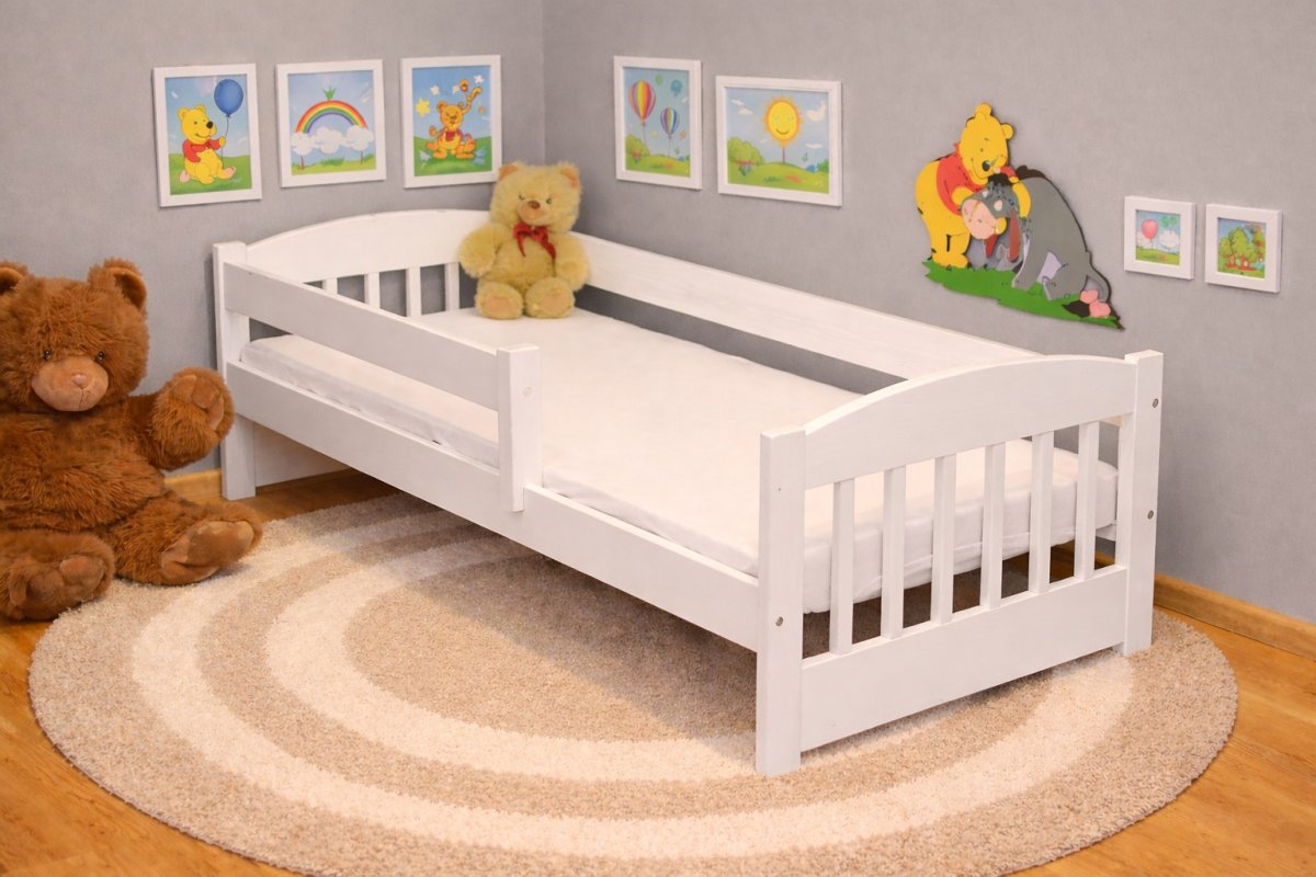 Posteľ Edík 180x80 cm biela + rošt ZADARMO produkt