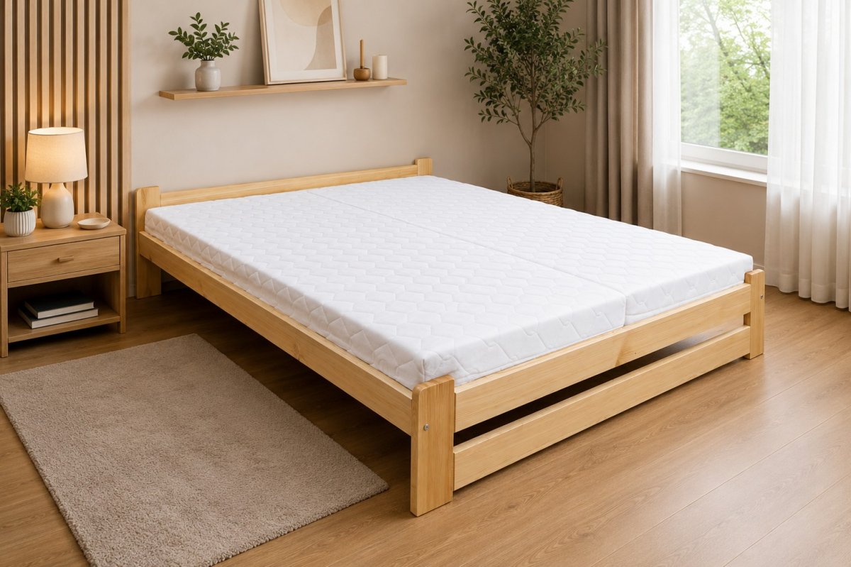 Zvýšená posteľ z masívu Halle 180x200 cm + rošt ZADARMO produkt