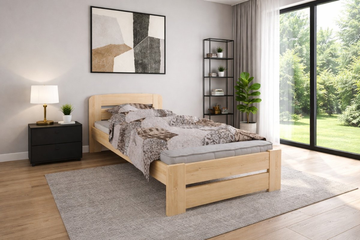 Posteľ z masívu borovice Petra 90x200 cm + rošt ZADARMO produkt