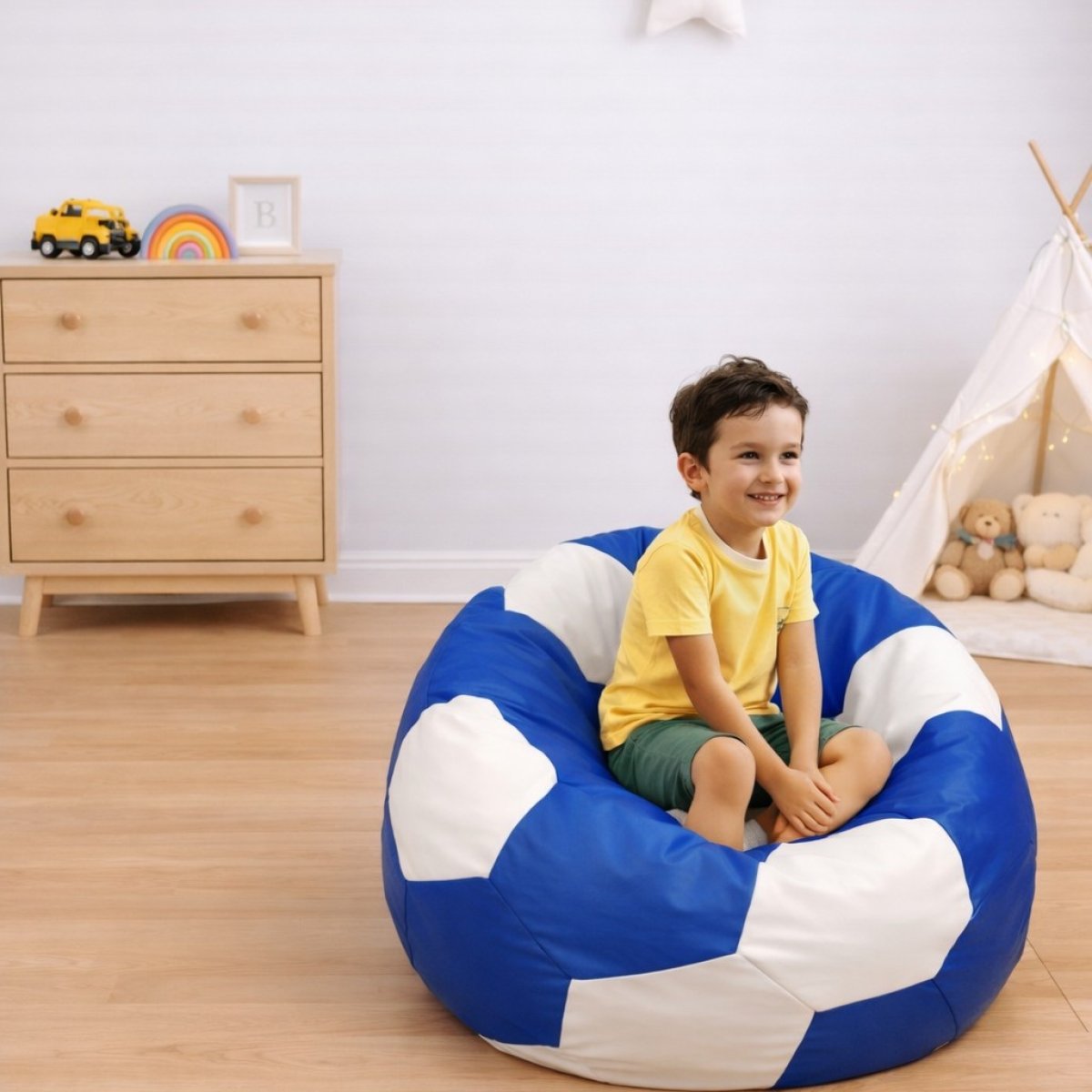 Sedací vak fotbalová lopta 300L, 80 cm XL nr.06 produkt