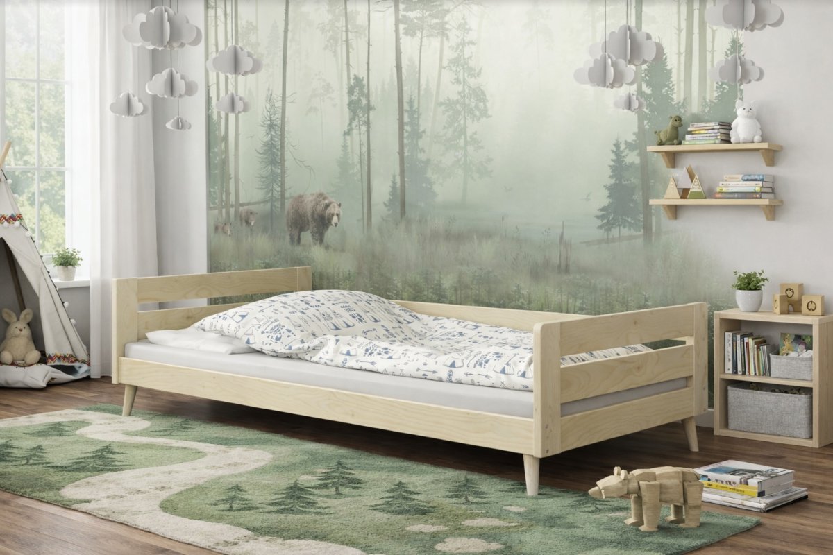 Posteľ z masívu Betka na nohách 200/90 cm + rošt ZADARMO produkt