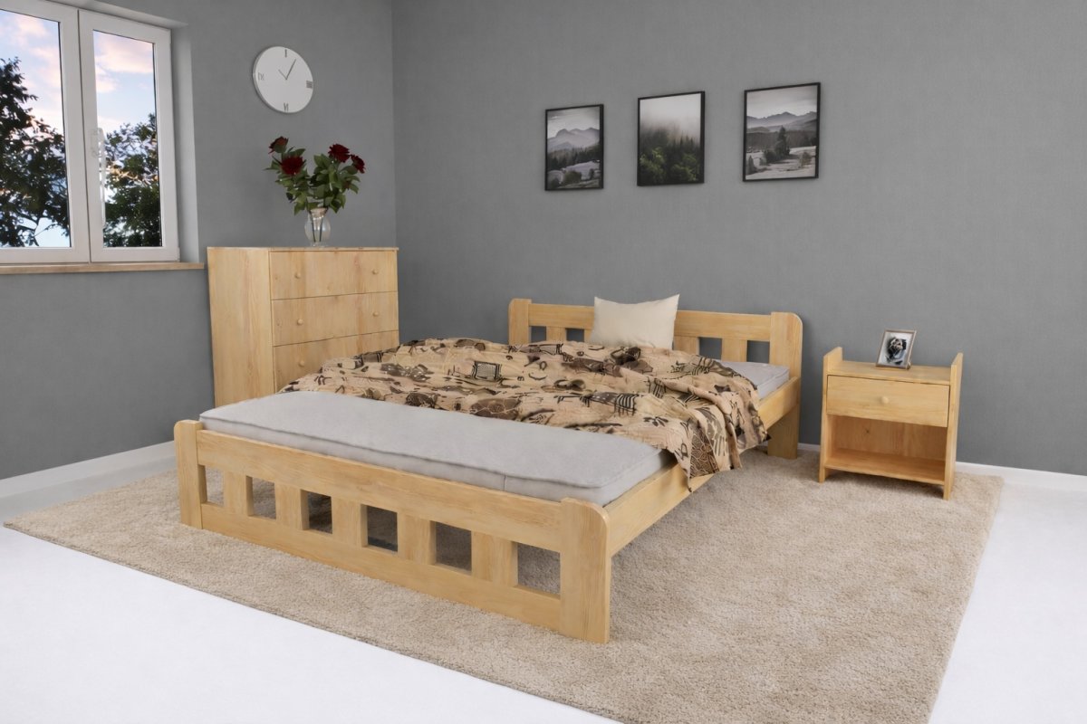 Zvýšená posteľ z masívu Nika 160x200 cm + rošt ZADARMO produkt