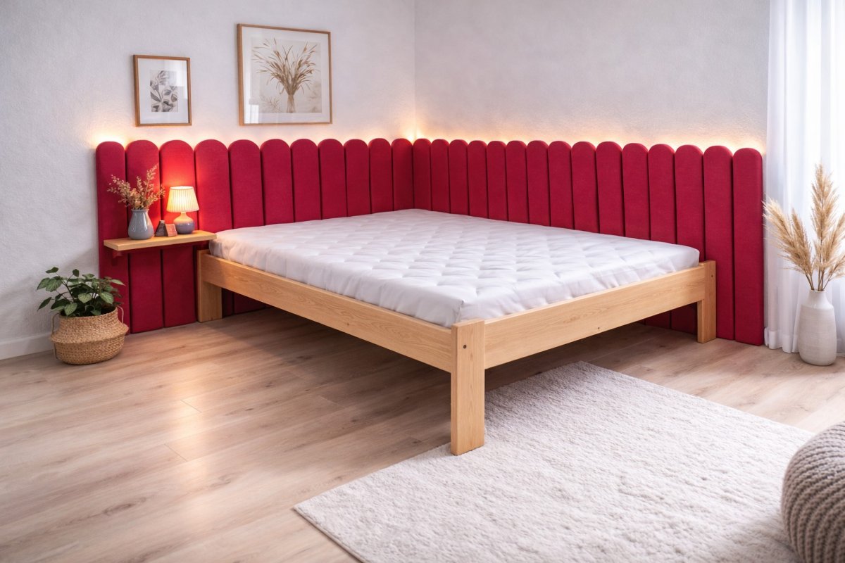 Čalúnený panel Plot 5 cm - rubínová 06 produkt