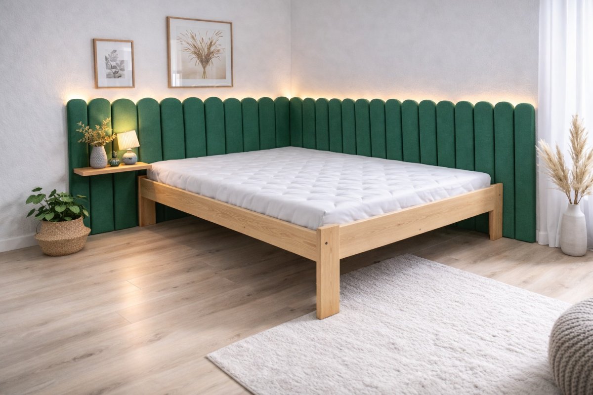 Čalúnený panel Plot 3 cm - zelená 08 produkt