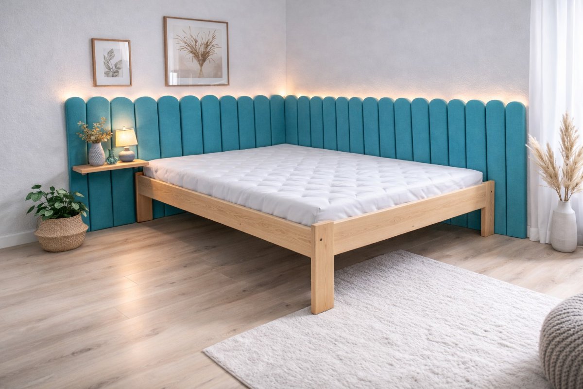 Čalúnený panel Plot 5 cm - modrá 10 produkt