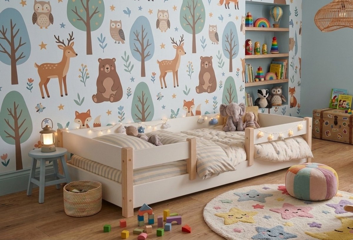 Posteľ Montessori 2v1 Alf 90/200 cm + rošt ZADARMO biela/sosna produkt