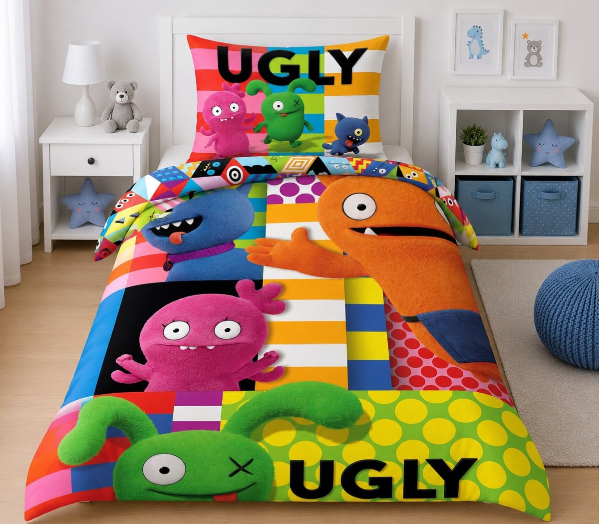 Obliečky - Ugly Dolls 140/200 + 70/90 cm produkt