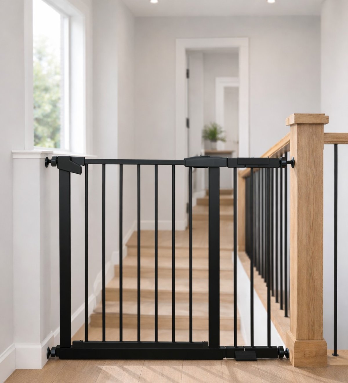 Zábrana Pupyhou 83-90 cm - dvere/schody / čierna produkt