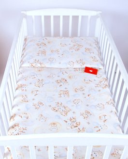 Obliečky do postielky 120/90 cm - maznáčikovia béžoví produkt