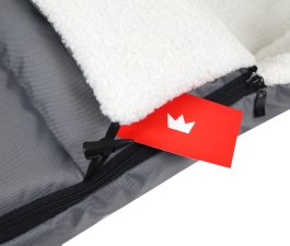 Fusak K4 bouclé - šedá produkt