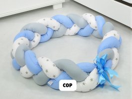 Mantinel cop pletený - šedé hvezdy produkt