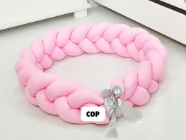 Mantinel cop pletený - růžový produkt