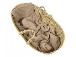 Set vankúš a deka do kočíka z bouclé - béžová produkt