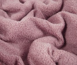 Set vankúš a deka do kočíka z bouclé - ružová produkt