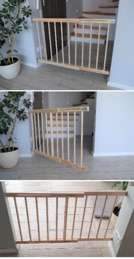 Zábrana dvere, schody 52-72 cm - výška 68 cm N1 produkt