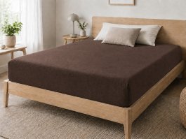 Froté prestieradlo s gumkou ECONOMY 140/200 cm - bronz produkt