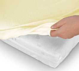Froté prestieradlo s gumkou ECONOMY 160/200 cm - krém produkt