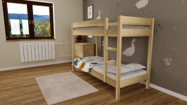 Posteľ Gino 90x200 cm + matrac Optimal Comfort + rošty ZADARMO produkt