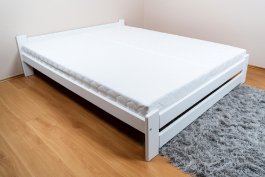Zvýšená postel z masívu Halle biela 120x200 cm + rošt ZADARMO produkt