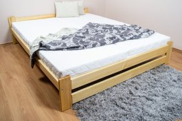 Zvýšená posteľ z masívu Halle 140x200 cm + rošt ZADARMO produkt