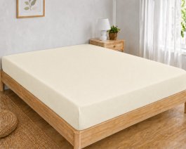 Jersey plachta s gumkou 140/200 cm ECONOMY - krém produkt