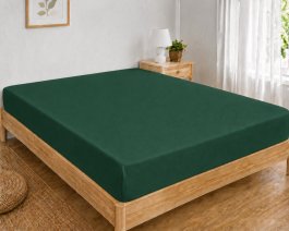 Jersey plachta s gumkou 140/200 cm ECONOMY - fľaškovo zelená produkt