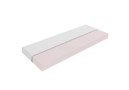 Posteľ Denis siva + matrace Optimal Comfort + rošty ZADARMO produkt