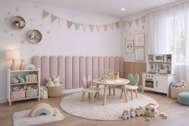 Čalúnený panel Plot 5 cm - levanduľová 13 produkt