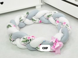 Mantinel cop pletený - květ růže produkt